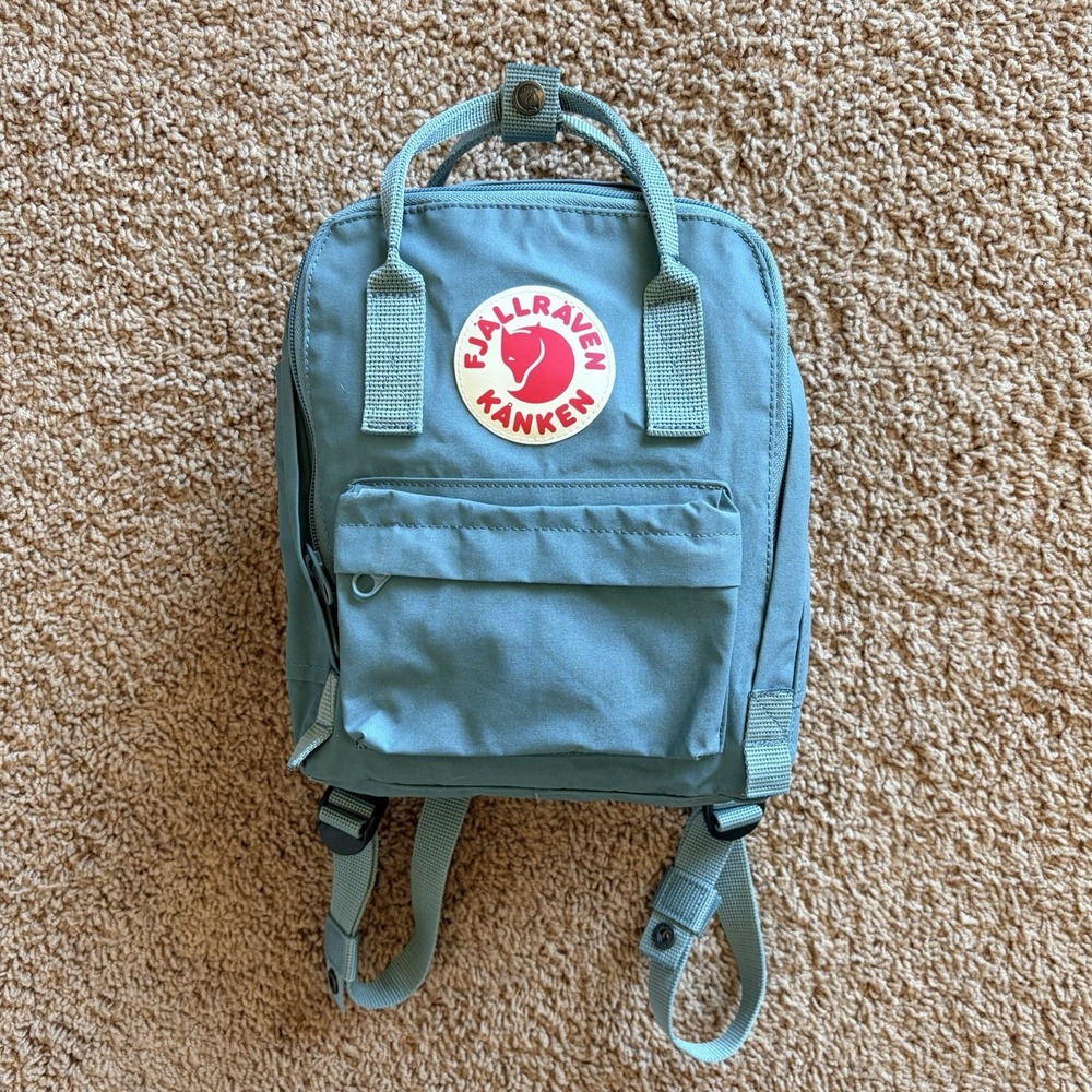 Fjallraven Kanken Green Mini 7L Backpack Travel Hiking Bag Gorpcore Outdoor Kids